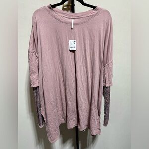 NWT 🎉 Free People Nellie Sequin Twofer Top